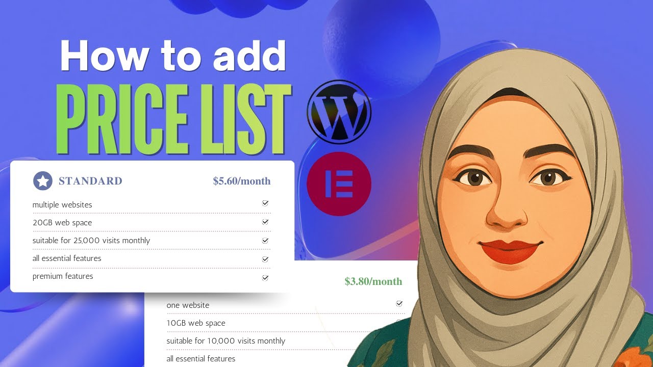 How to Make Price Lists in WordPress with Elementor in 5 Minutes | Step-by-Step Guide #elementor