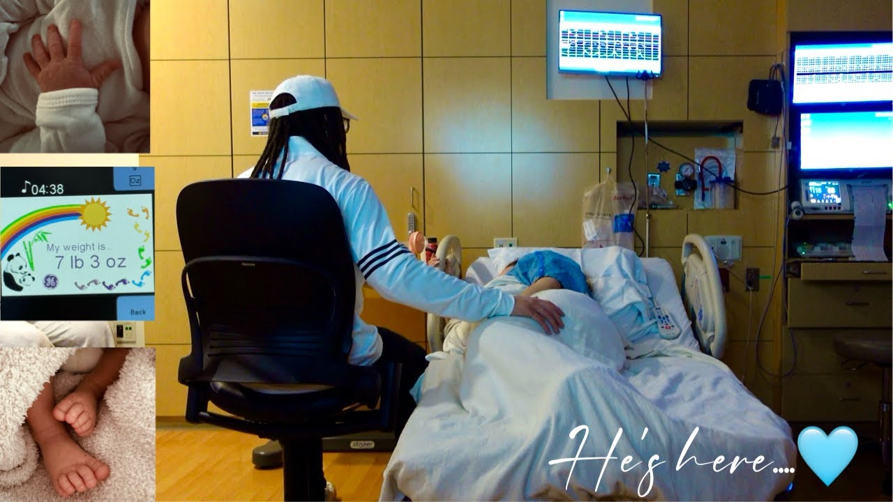 Labor & Delivery VLOG: induction + emergency c section + name reveal + etc.