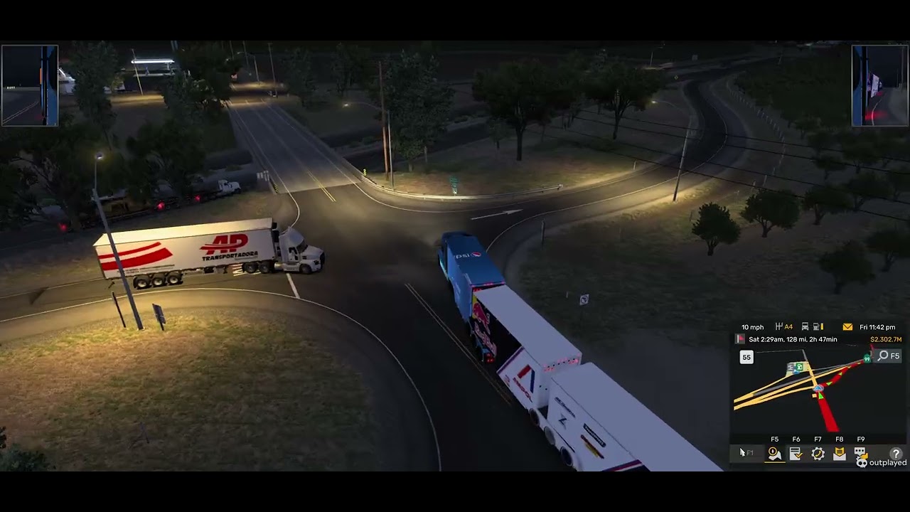 American Truck Simulator 03 10 2026 pull out my old telsa