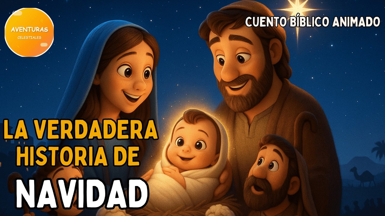 La Historia de la NAVIDAD para NIÑOS | El Nacimiento de Jesús | Cuento Bíblico Animado