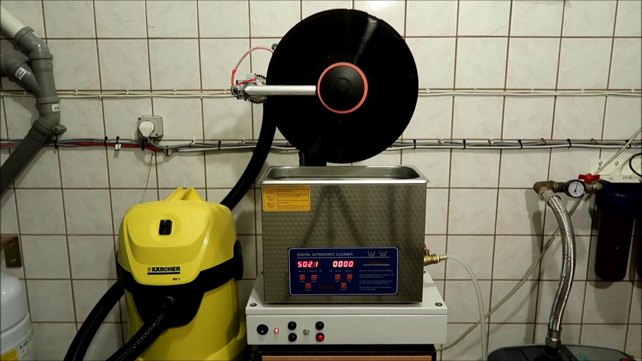 DIY Full Automatic Ultrasonic Vinyl Cleaner Machine