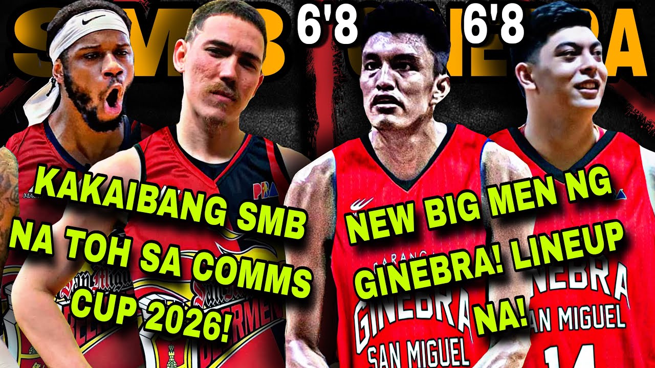 OFFICIAL NA! 6’8 KEMARK CARIÑO NEW GINEBRA BIG MAN! 6’8 D. DELOS REYES SINAMA NA!JONES AT BOLICK SMB