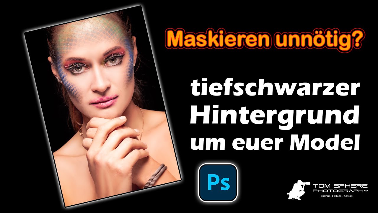 schwarzer Hintergrund OHNE aufwändige Maske