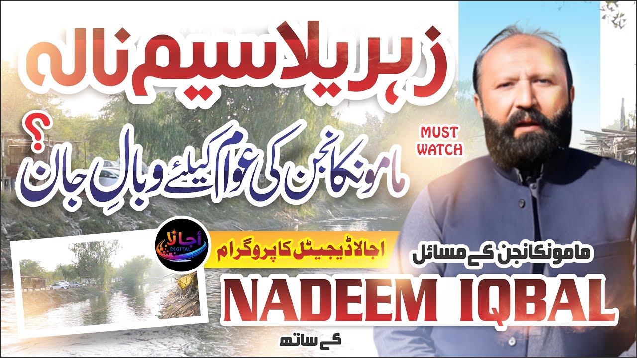زہریلا سیم نالا بنا وبال جان | مامونکانجن  کے شہریوں کی زبانی | ندیم اقبال کے ساتھ | اجالا ڈیجیٹل