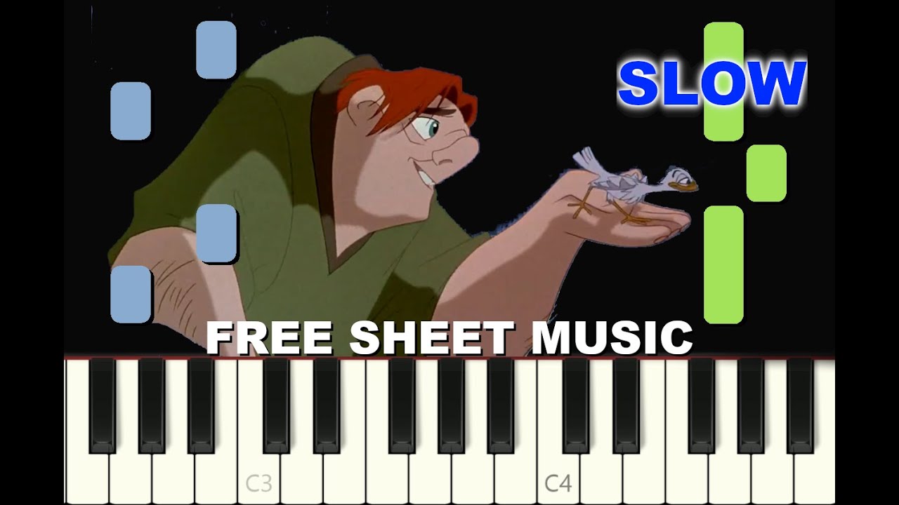 SLOW piano tutorial 