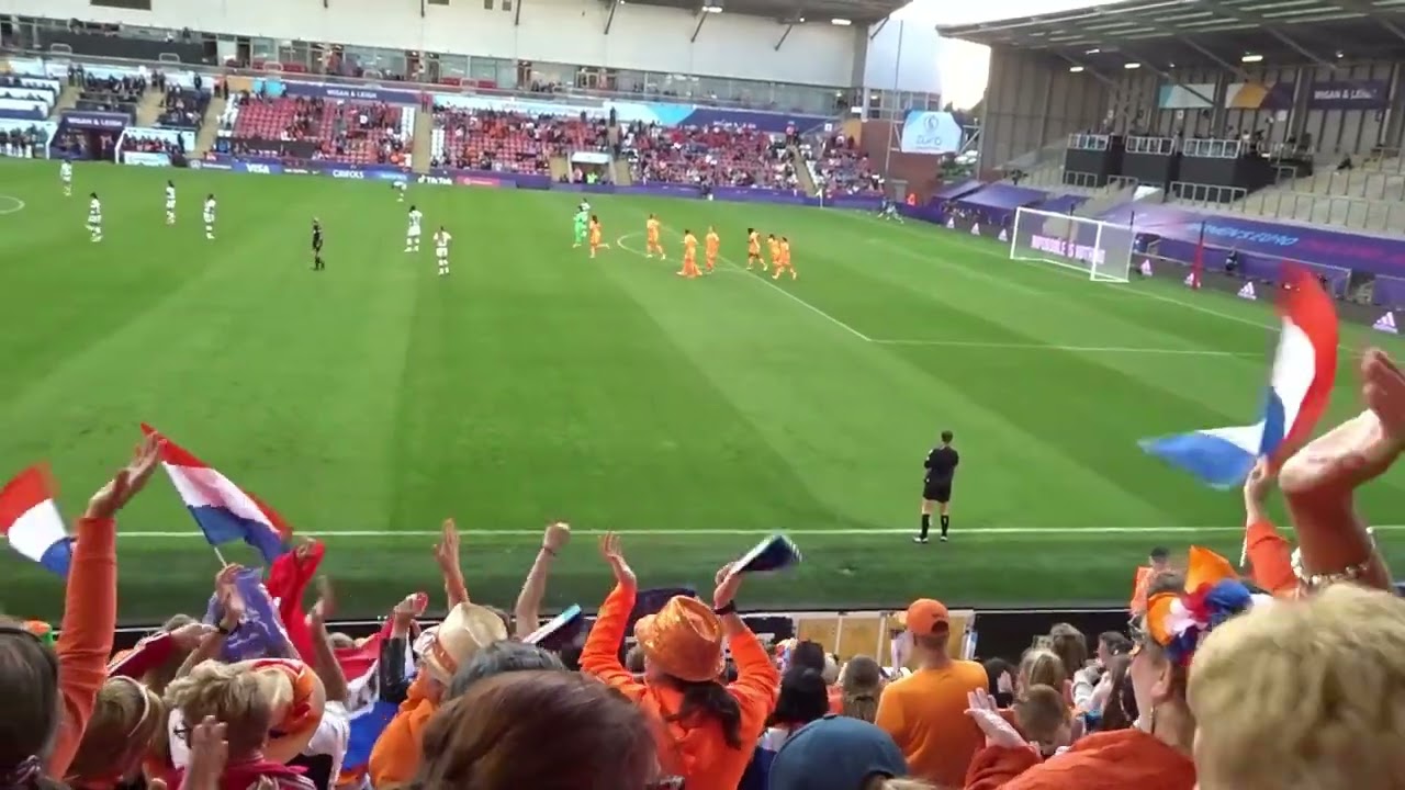 Euro 2022: Jill Roord's Goal Celebration vs Portugal