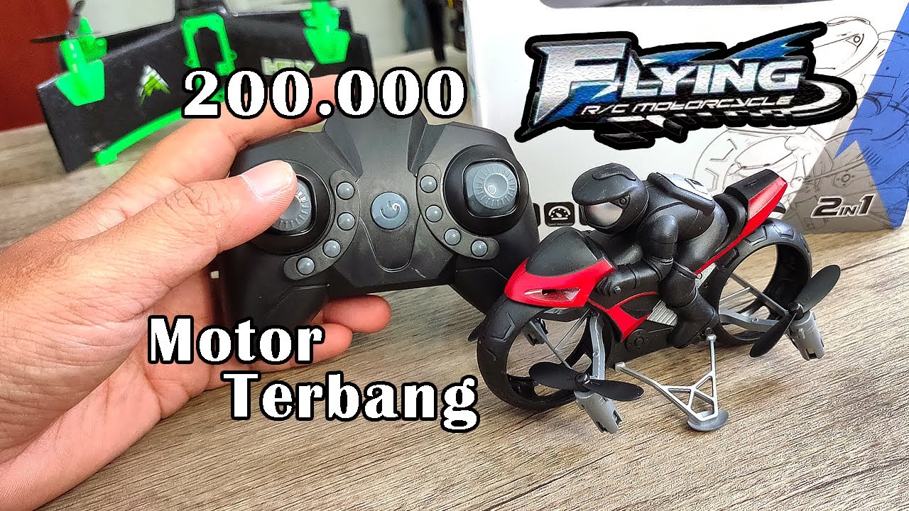 Nyoba Beli Drone Murah Berbentuk Motor Di Tokopedia Episode 2
