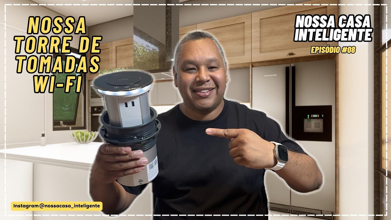 NOSSA TORRE DE TOMADAS WIFI MOTORIZADA - ALEXA, TUYA, HOME ASSISTANT - NOSSA CASA INTELIGENTE #09