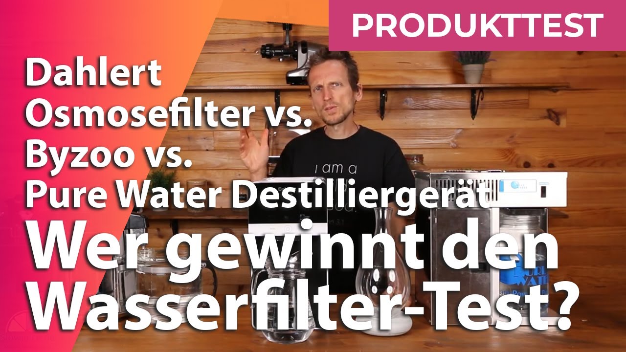 Test Wasserfilter: Dahlert Osmosefilter - Byzoo - Pure Water Destilliergerät