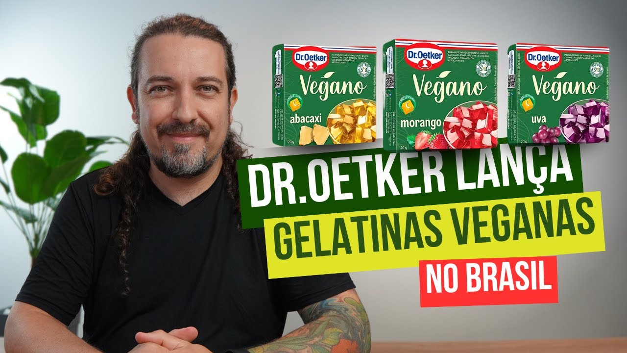 Dr. Oetker lança linha de gelatinas veganas no Brasil com selo da SVB