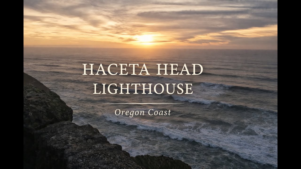 Ocean Waves at Heceta Head Lighthouse 🌊 | Oregon Coast Nature Sounds Short
