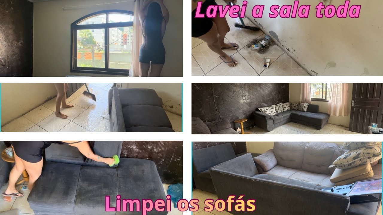 Lavei a sala toda/as cortinas/as colchas do sofá/esgotada😞/#faxina 