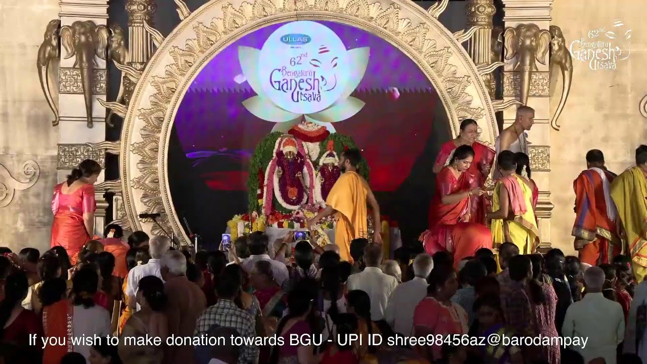 SATYANARAYANA SWAMY POOJA | Live @ 62nd Bengaluru Ganesh Utsava 2024