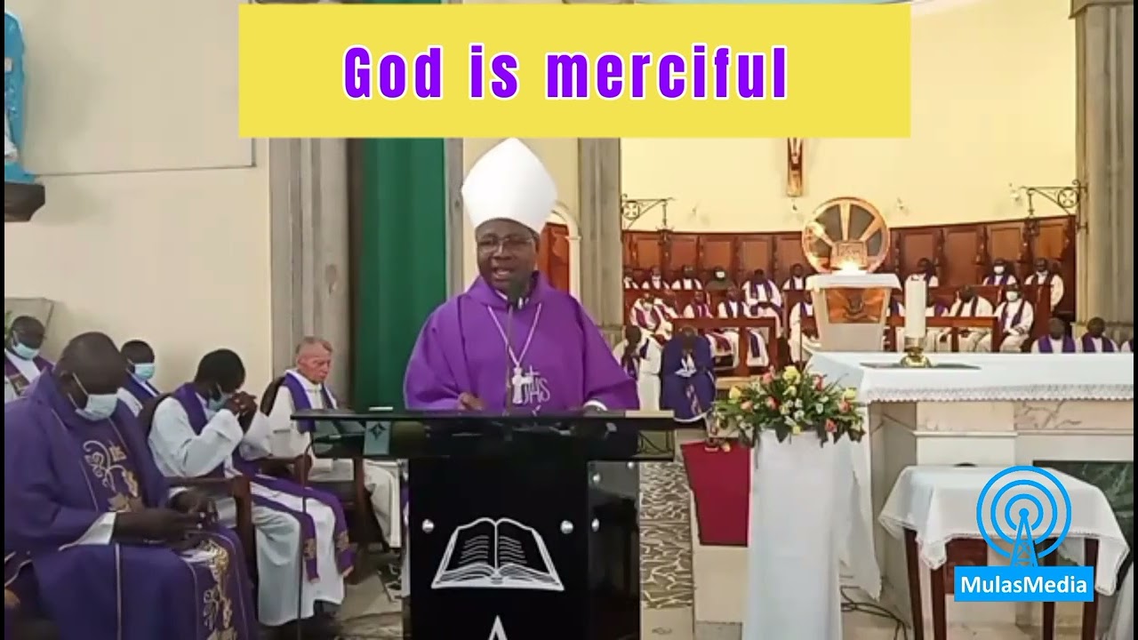 Rt. Rev. Dr. Benjamin Phiri, Bishop of Ndola preaches the love and mercy of God.