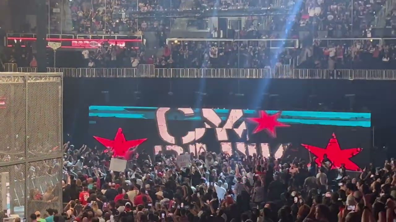 CM Punk Entrance at WWE Bad Blood - Live Reaction