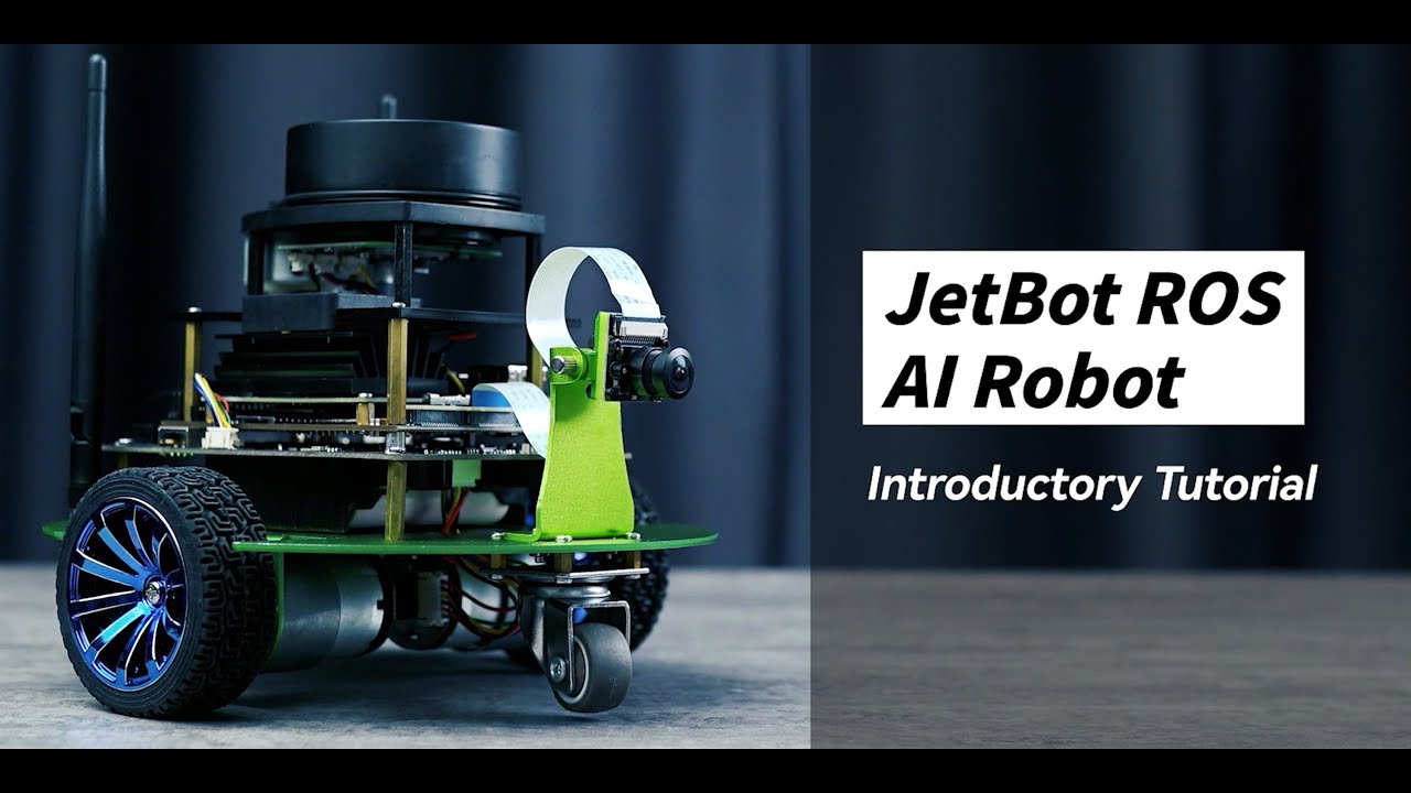 JetBot Professional Version ROS AI Kit Dual Controllers AI Robot Lidar Mapping Vision Processing
