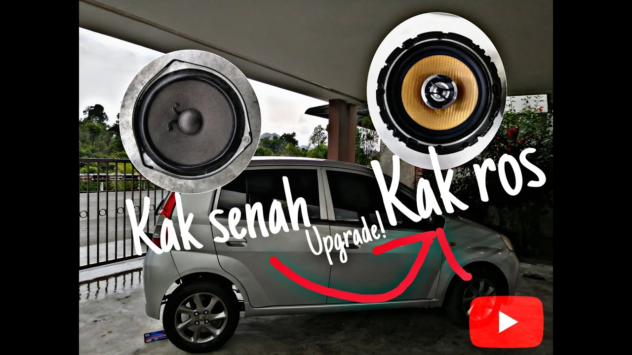 Upgrade Speaker Baru Untuk Perodua Viva (BUKAN TUTORIAL)