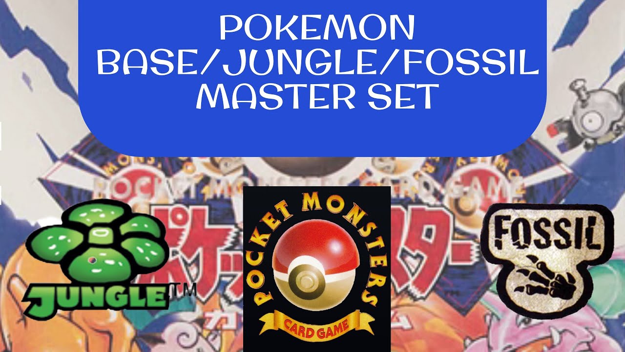 Pokemon Japanese Base | Jungle | Fossil Master Set Collection Showcase