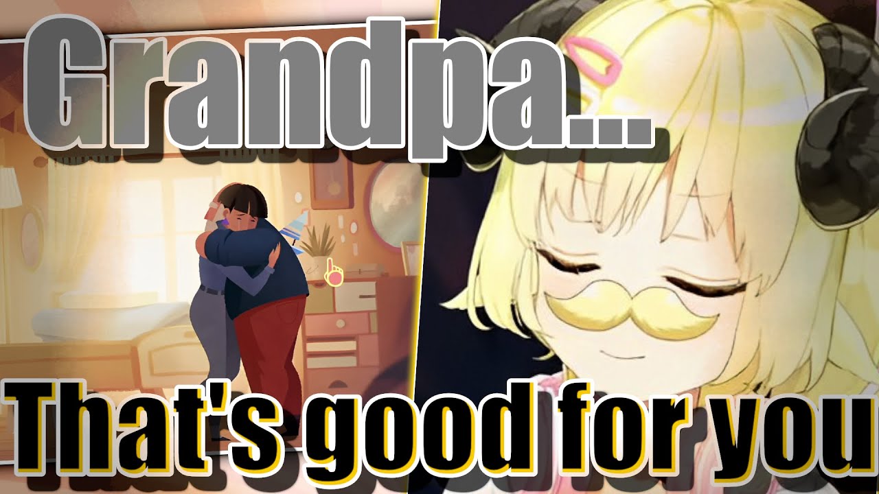 Watame Understands Everything and Burst into Cry Seeing Grandpa's Unexpected Ending【EN&JP subtitles】