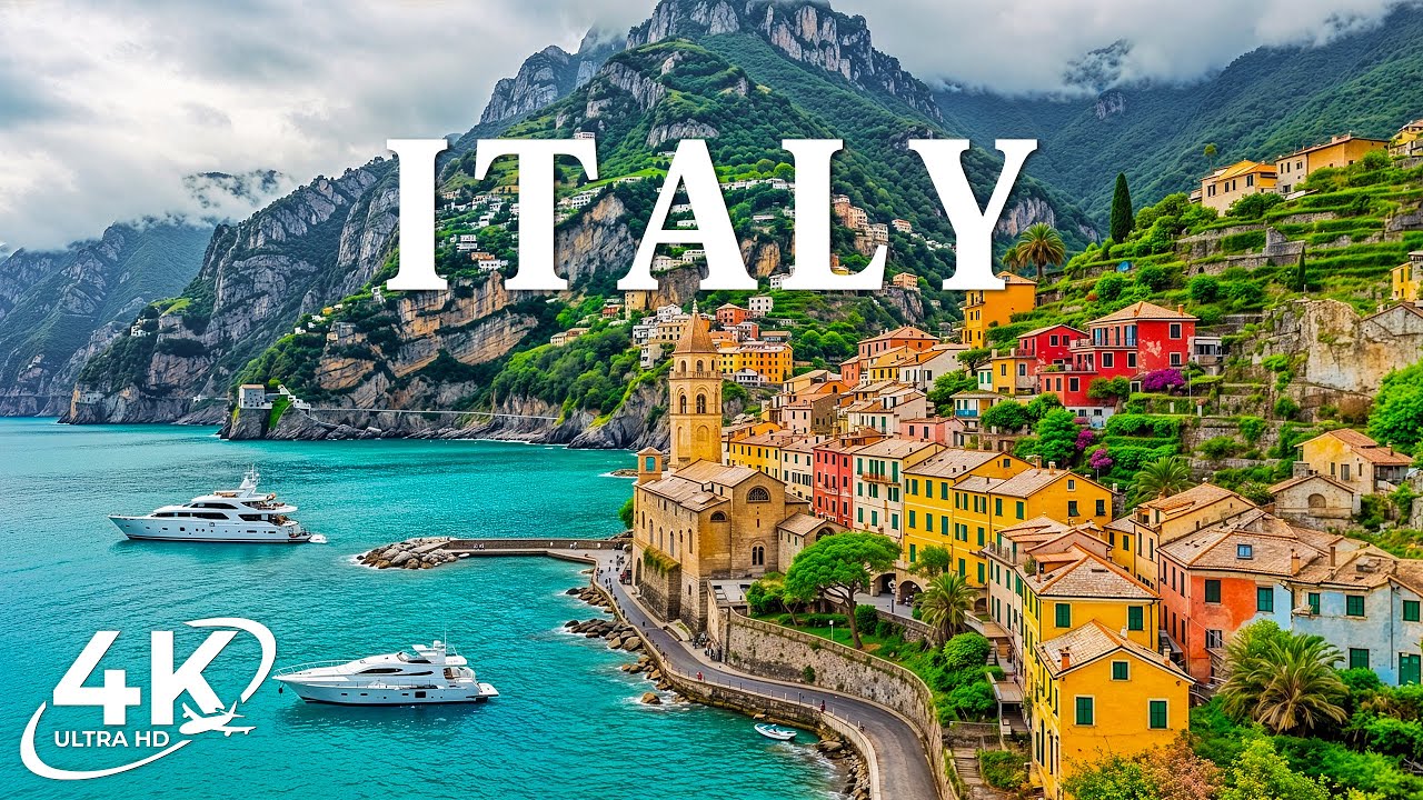 Italy 4K | Timeless Mediterranean Beauty – Golden Coastlines, Soft Light & Endless Charm