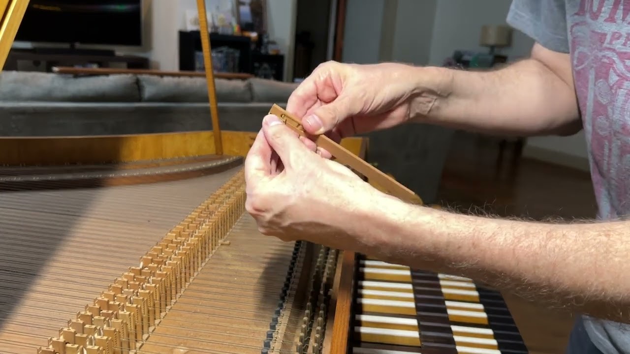 Repairing my harpsichord - a glimpse into everyday tuning and regulation