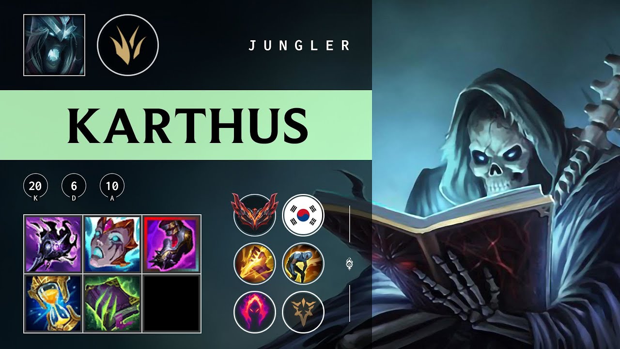 Karthus Jungle vs Aatrox - KR Grandmaster Patch 25.24