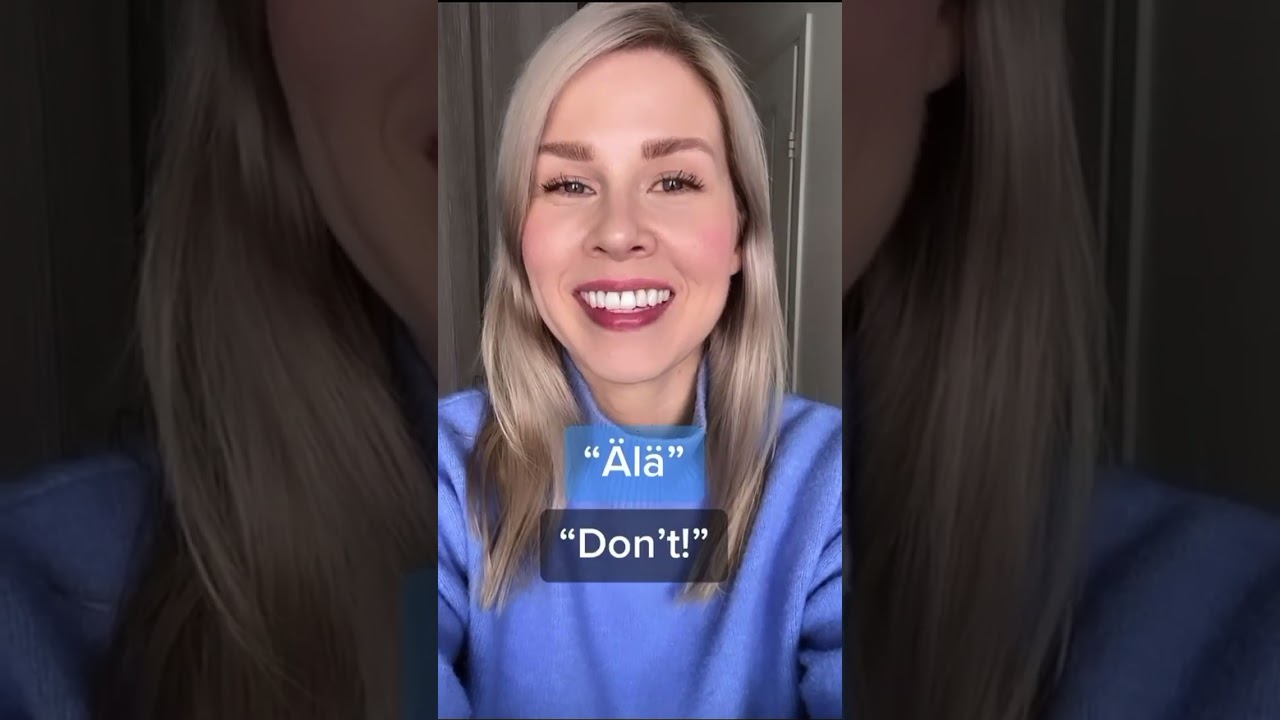 If you like &ldquo;no niin&rdquo;, you are going to love &ldquo;&auml;l&auml;&rdquo; 🤪  #shorts