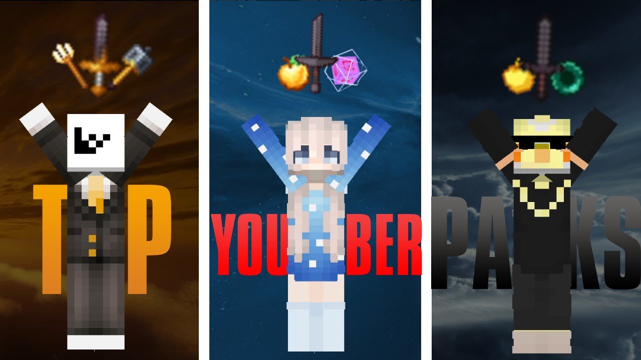Top 5 Minecraft Youtuber PvP Packs | 1.21+