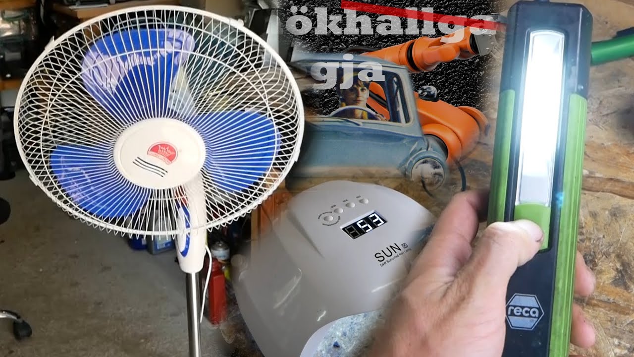 Amikor megjavítanál egy ventilátort, de inkább elviseled a meleget és javítasz LED lámpákat.....