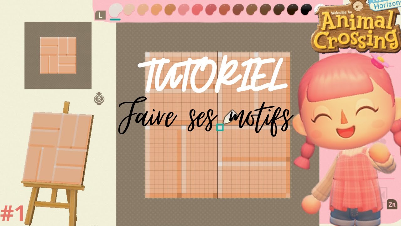 {TUTO} Créé Son Propre Motif Dalle Pour Son Île - Animal Crossing New Horizons