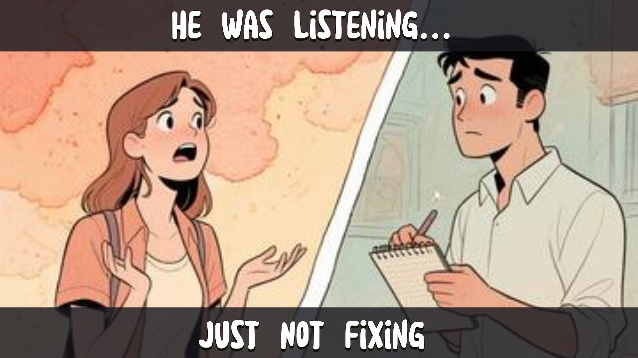 He Was Listening—Just Not Fixing