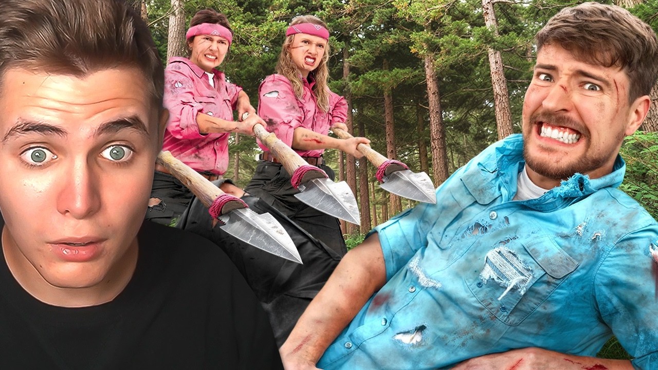 MrBeast Proti Sobě Postavil Muže a Ženy v Divočině