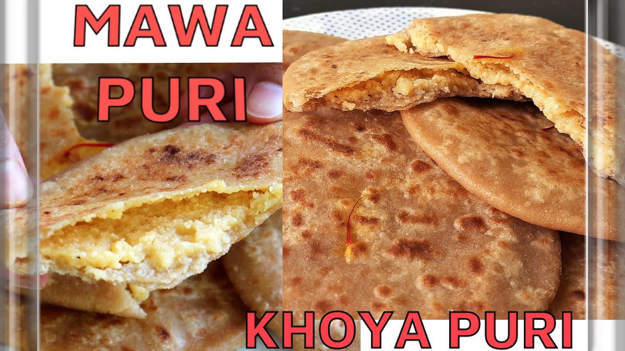 Mawa Puri Recipe  Khoya Puri  दिवाली पर बनाइए मावा पूरी Diwali special sweets  खोया पूरी  માવા પુરી