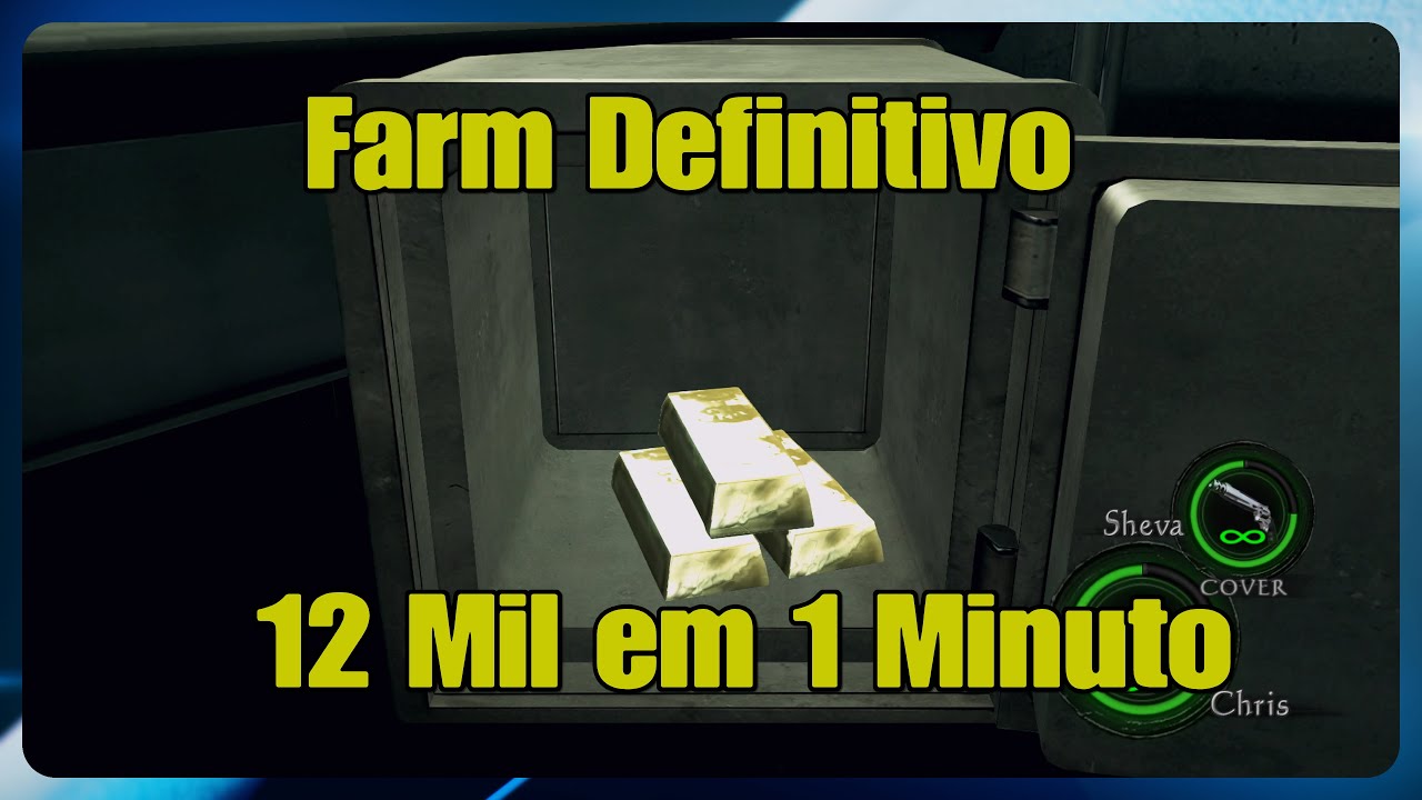 Resident Evil 5 Farm Definitivo 3x Mais Dinheiro