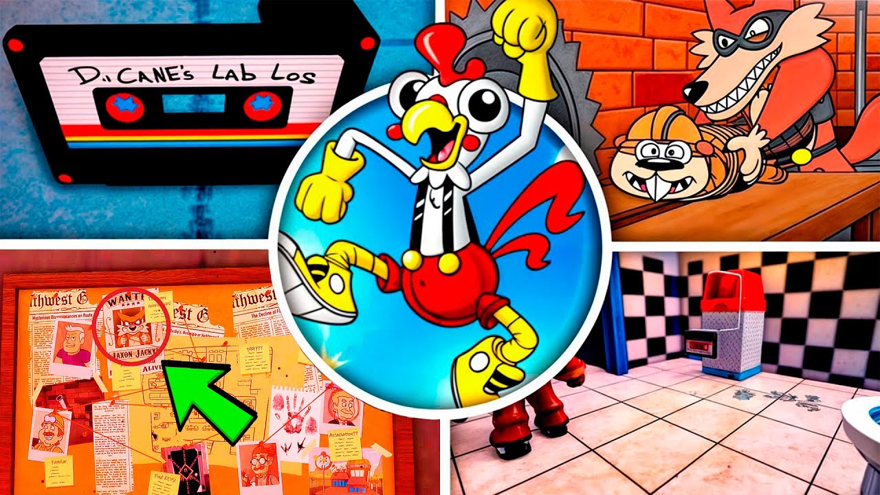 Clucky's: Update 4 - ALL Secret TAPES & All secret rooms (Roblox Showcase)