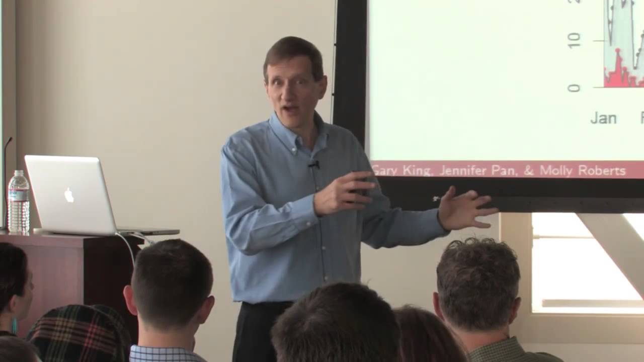 Gary King, Harvard, Institute for Quantitative Social Science