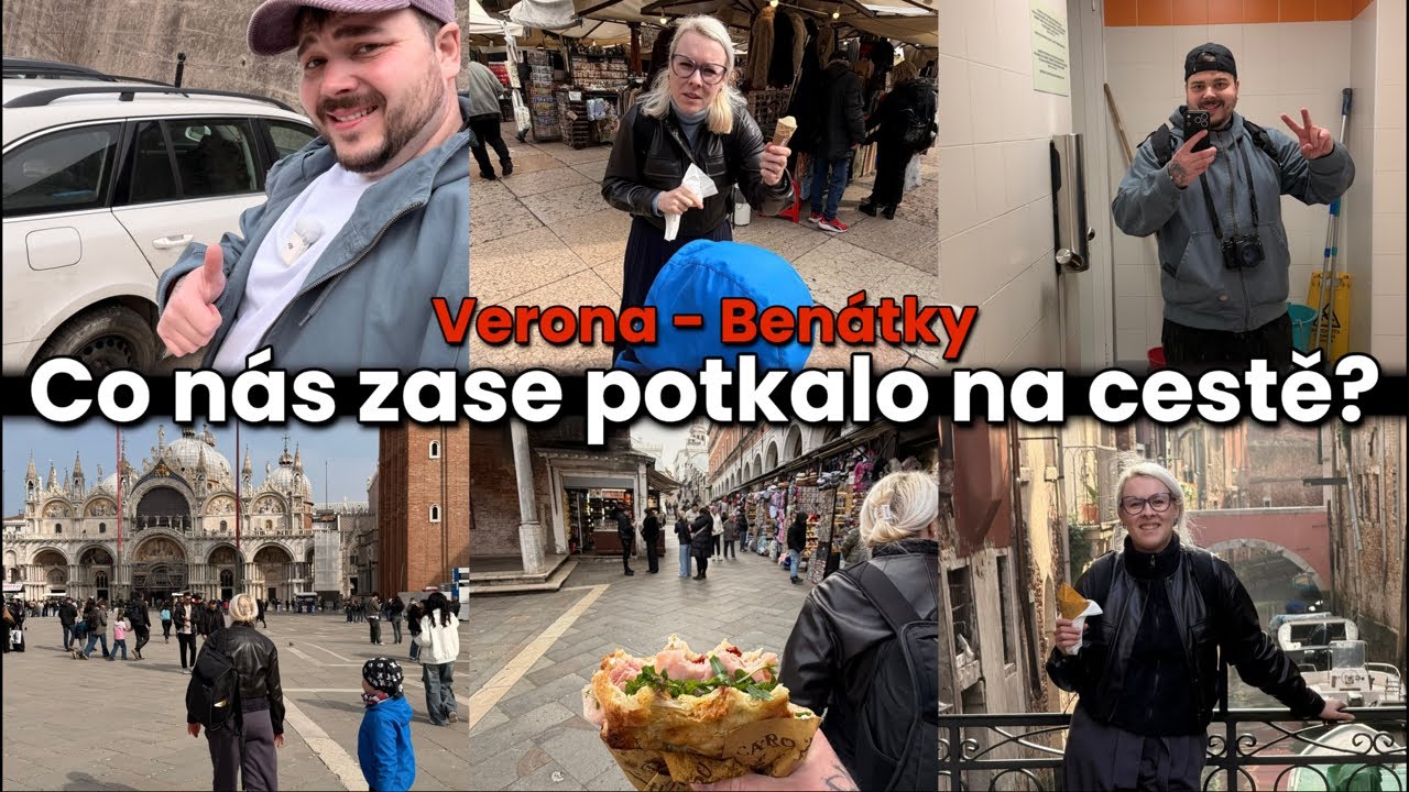 Tyhle dvě města nám dala opravdu zabrat! Verona, Benátky - roadtrip pokračuje🤠🇮🇹 ŽIVÉ VYSÍLÁNÍ
