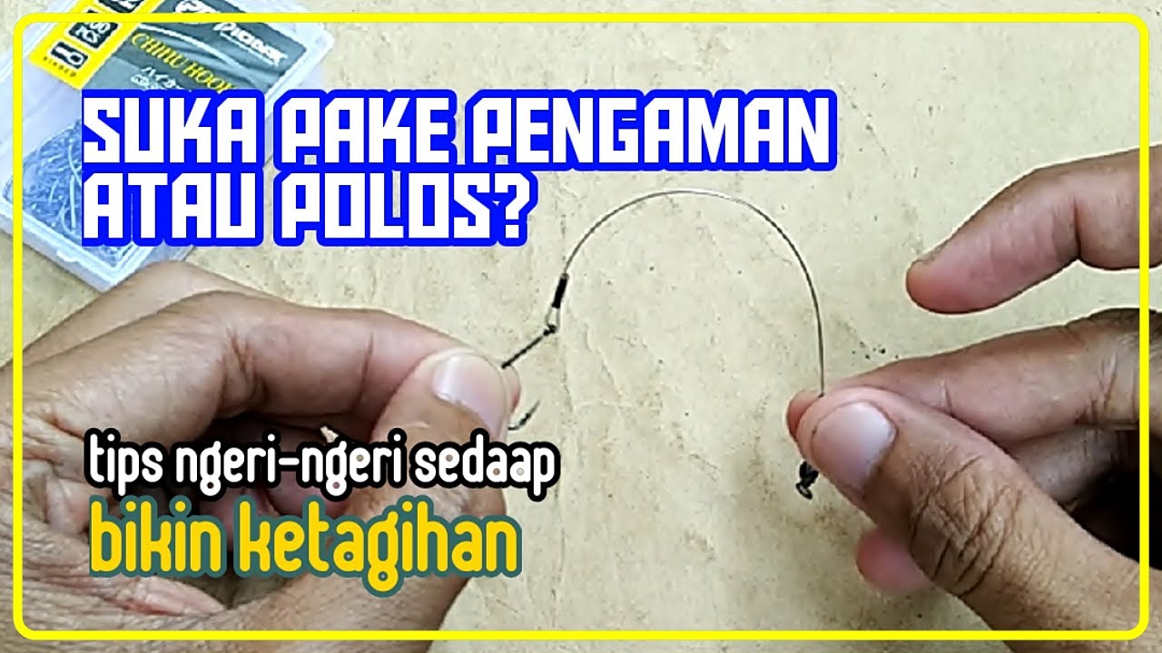 TIPS AMAN Rangkaian Pancing Ikan Bawal Harian Tanpa Pengaman | Belajar Mancing #55