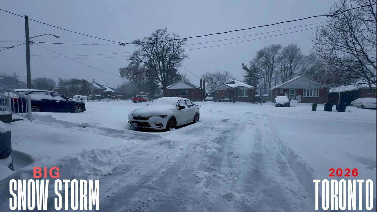 Big Snow Storm in TORONTO | Kiran Nation Vlogs 