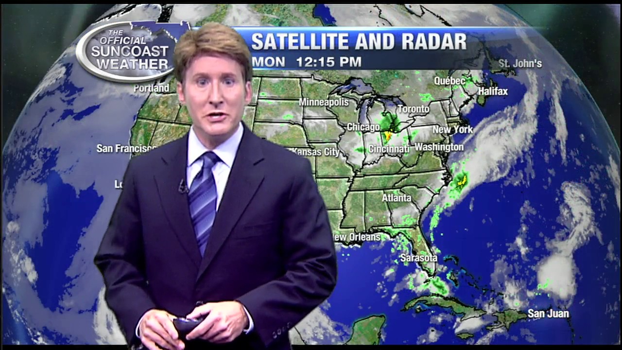 The Official Suncoast Forecast - Noon July 10, 2017