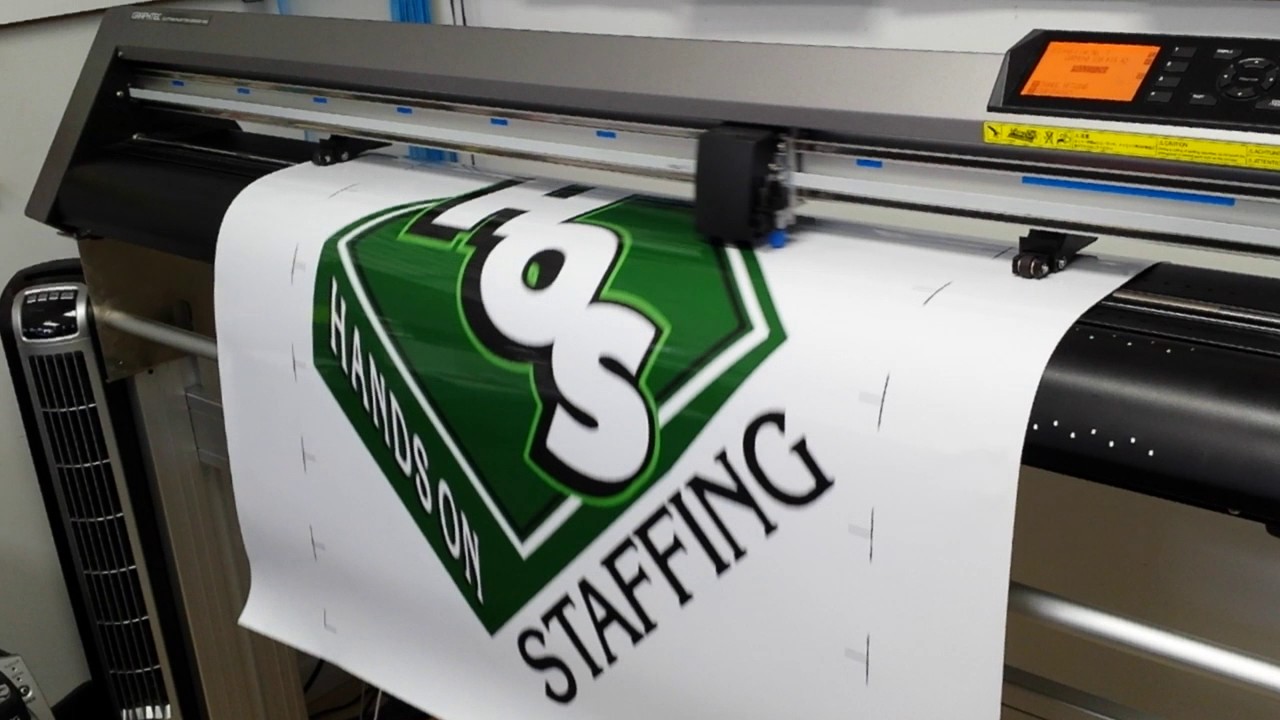 Contour cutting with Graphtec CE6000-120 vinyl plotter