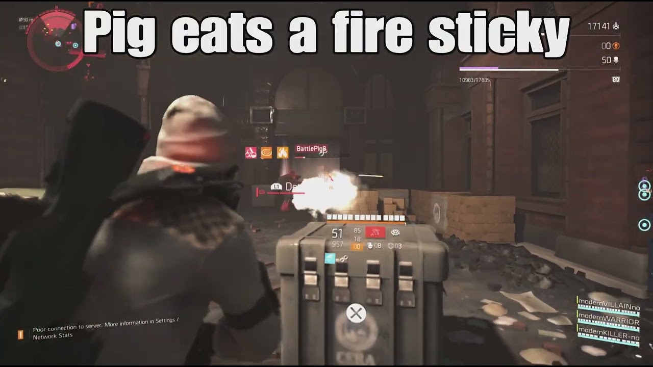 Division 2 all the usual cheats and lagswitchers farmed