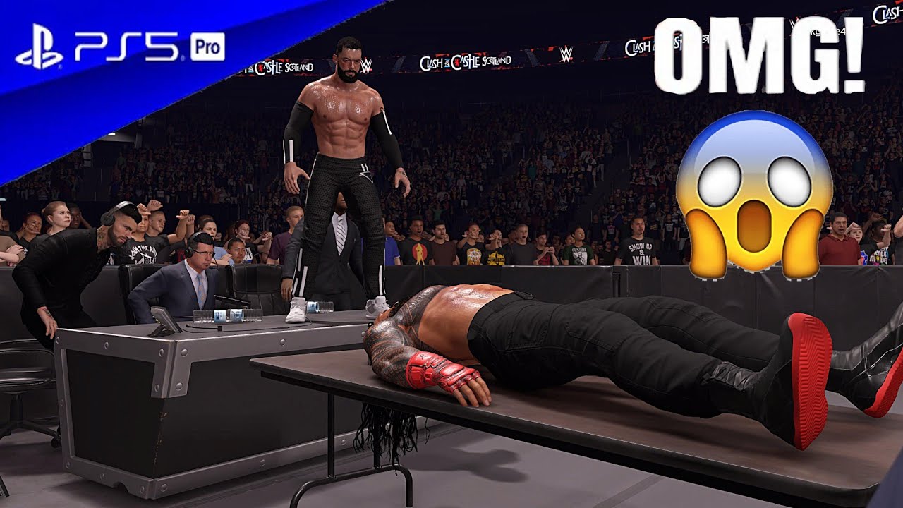 WWE 2K25 - Roman Reigns vs. Finn Bálor - Extreme Rules Match | PS5 Pro [4K60]