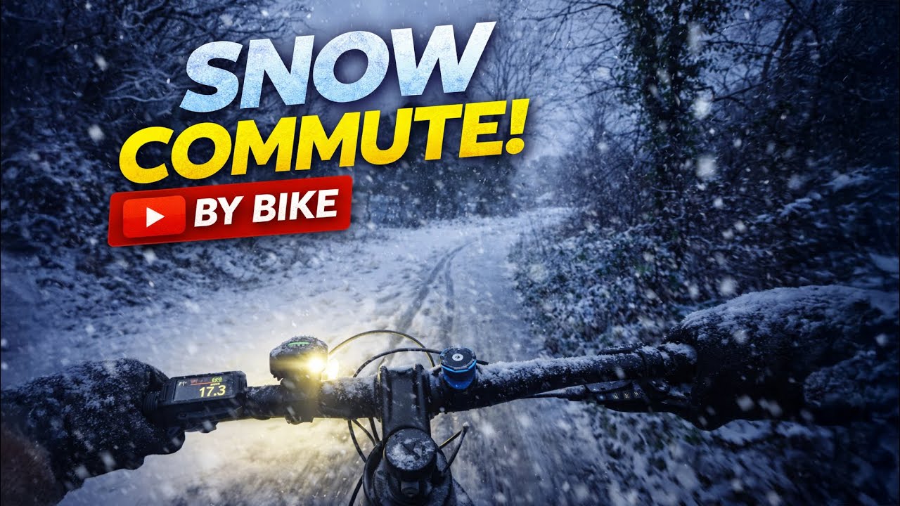 I Cycled to Work in the Snow (Bad Idea?)