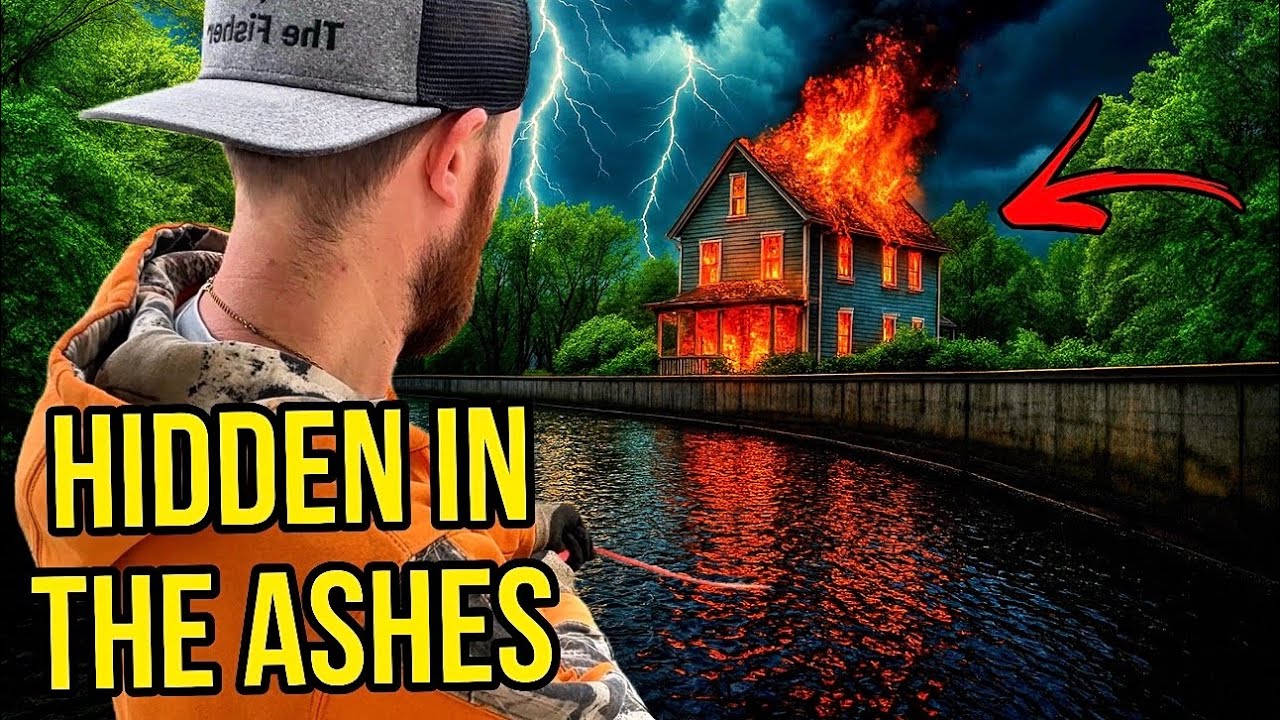 We Magnet Fished the Burned House… And Uncovered What They Tried to SINK After the Fire!