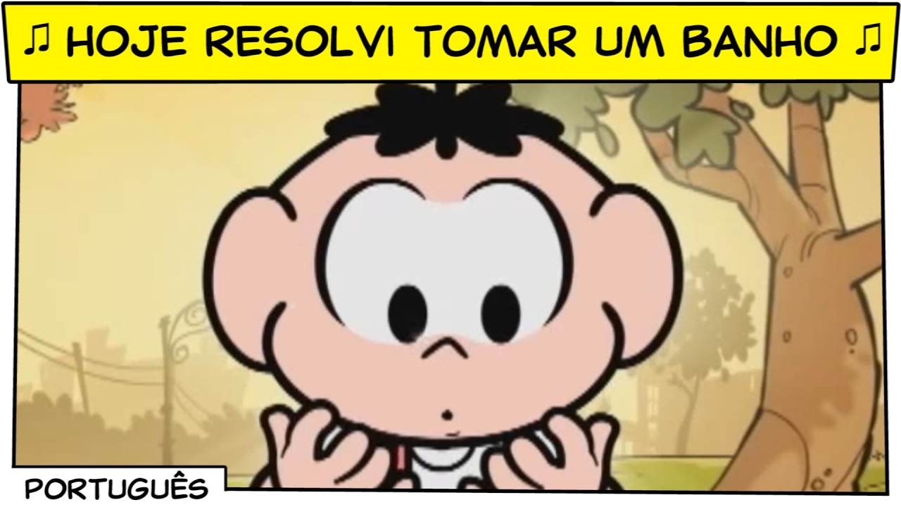 ♫ Hoje resolvi tomar um banho ♫ (Música de carnaval) | Turma da Mônica
