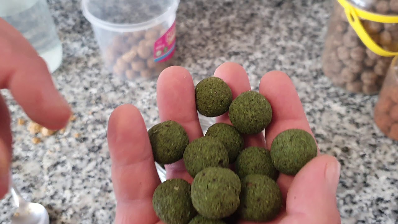 Mis pruebas de boilies al paso del tiempo.