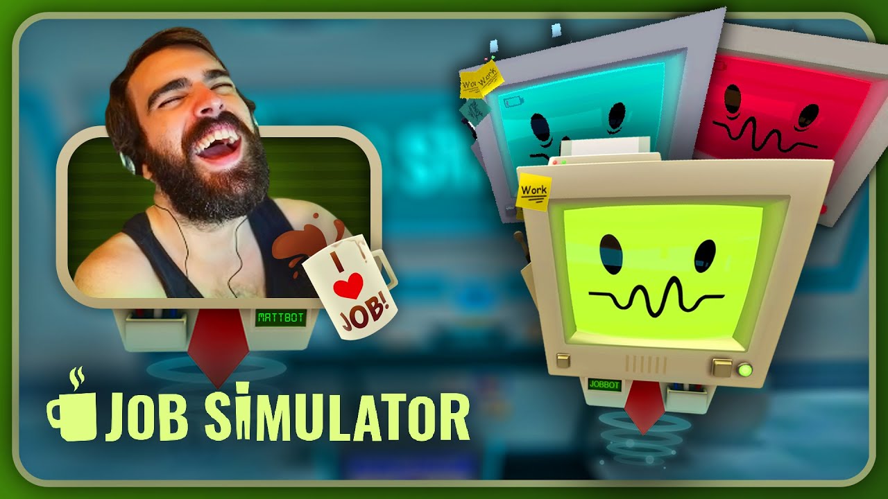 Hopefully They Don't FIRE Me! - Job Simulator VR - (VOD) - DarkViperAU