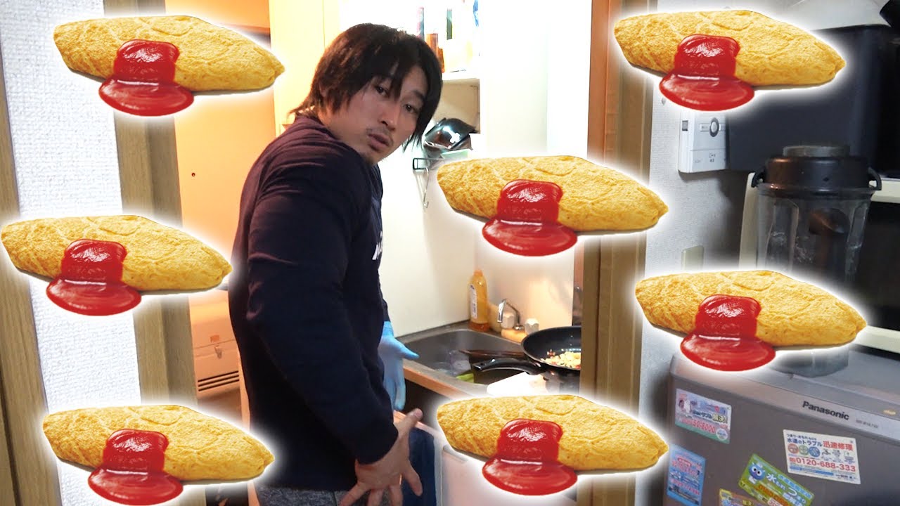 野菜をいっぱい入れちゃうオムレツおじさん！