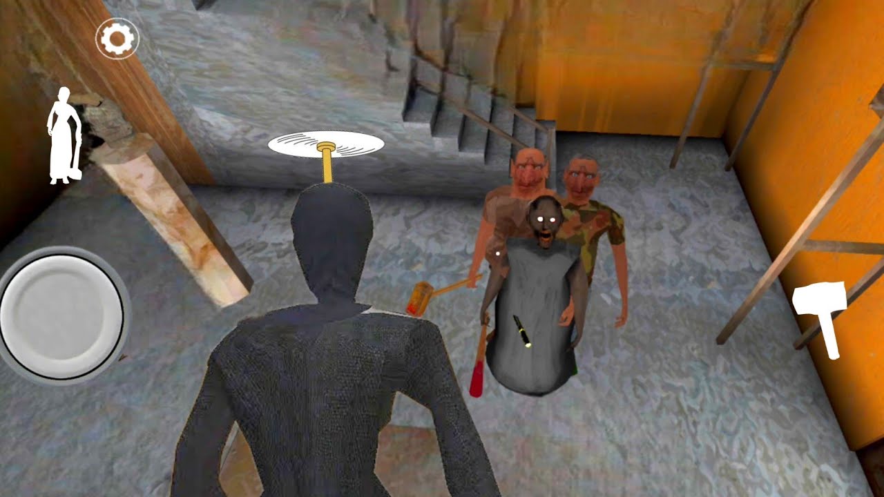Playing As Flying Evil Nun In The Twins Ramade House | Granny Game 